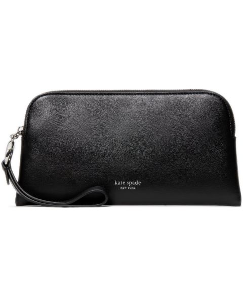 kate spade new york Halo Fine Grain Leather Zipper Wallet