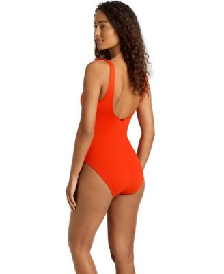 Ruffle Surplice Underwire One Piece Swimsuit