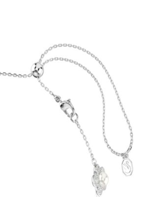 Ariana Grande X Rhodium Plated Mother of Pearl Choker Necklace