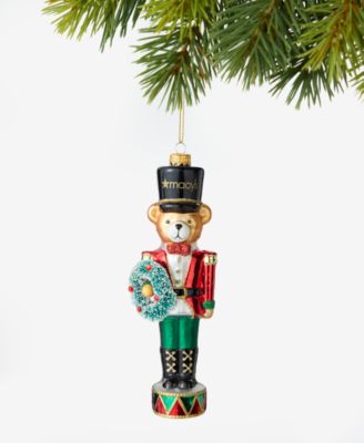 Macy's Bear Nutcracker Ornament