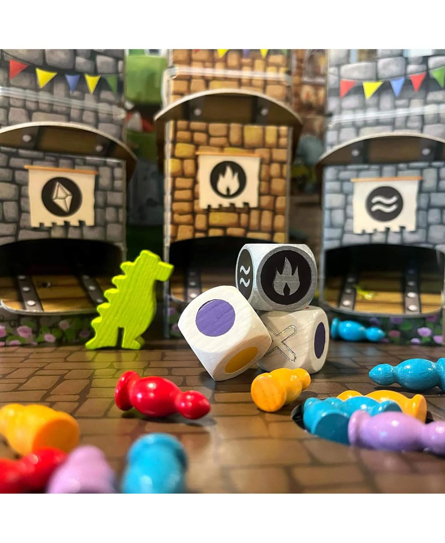 Детская настольная игра Haba Knuckling Knights Strategy Board Game with Secret Doors, Ages 4+, цвет: Mutli — фото 6