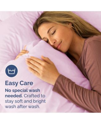 Pillowcase Set of 4 Soft Double Brushed Microfiber