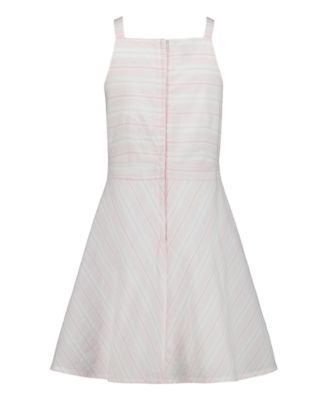 Girls' 7-16 Square Neck Seersucker Sun Dress