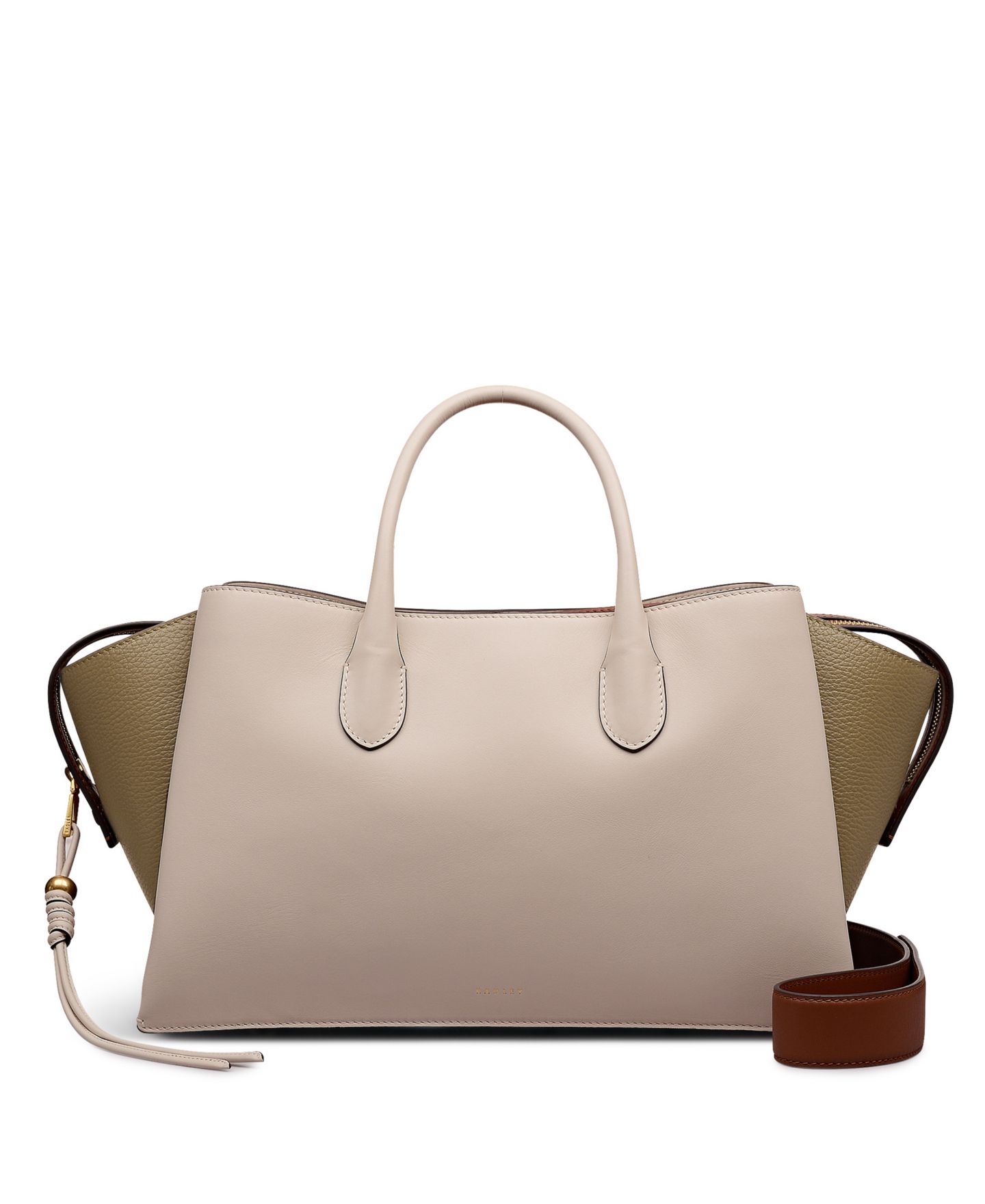 Женская сумка Radley London Romilly Large Leather Ziptop Satchel, цвет: Соляной — фото 5