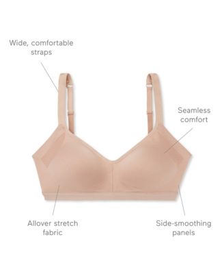 Women's Seamless Stretch Wireless Lightly Lined Comfort Bra RM3911A