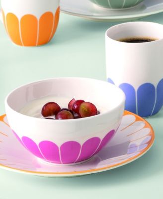 Fleur Abstract Floral Dinner Plate