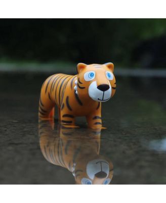 Little Friends Tiger - 4" Chunky Plastic Zoo Animal Toy Figure