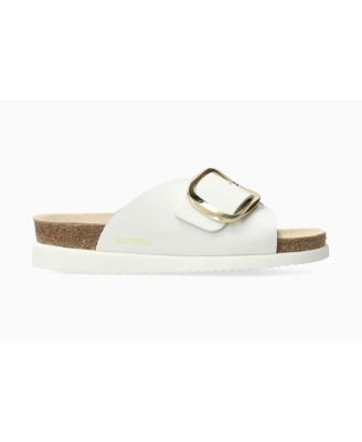 Women's Leather Cork Slide