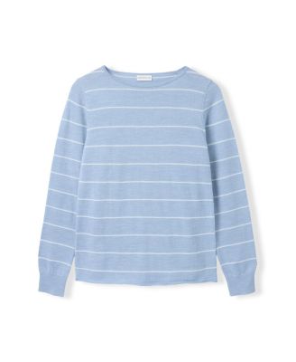 Women's Merino Fine Knit Boat Neck Jumper