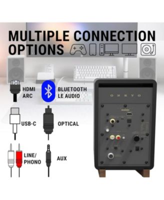 GX-10DB-WH 2-Way Speaker Pair with Built-In Amplifier (2025)