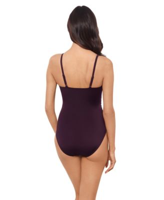Isabel Slimming Ruffled Underwire One-Piece Swimsuit