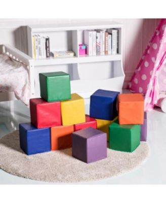 12 Pieces 8 Inch PU Foam Big Building Blocks for Kids