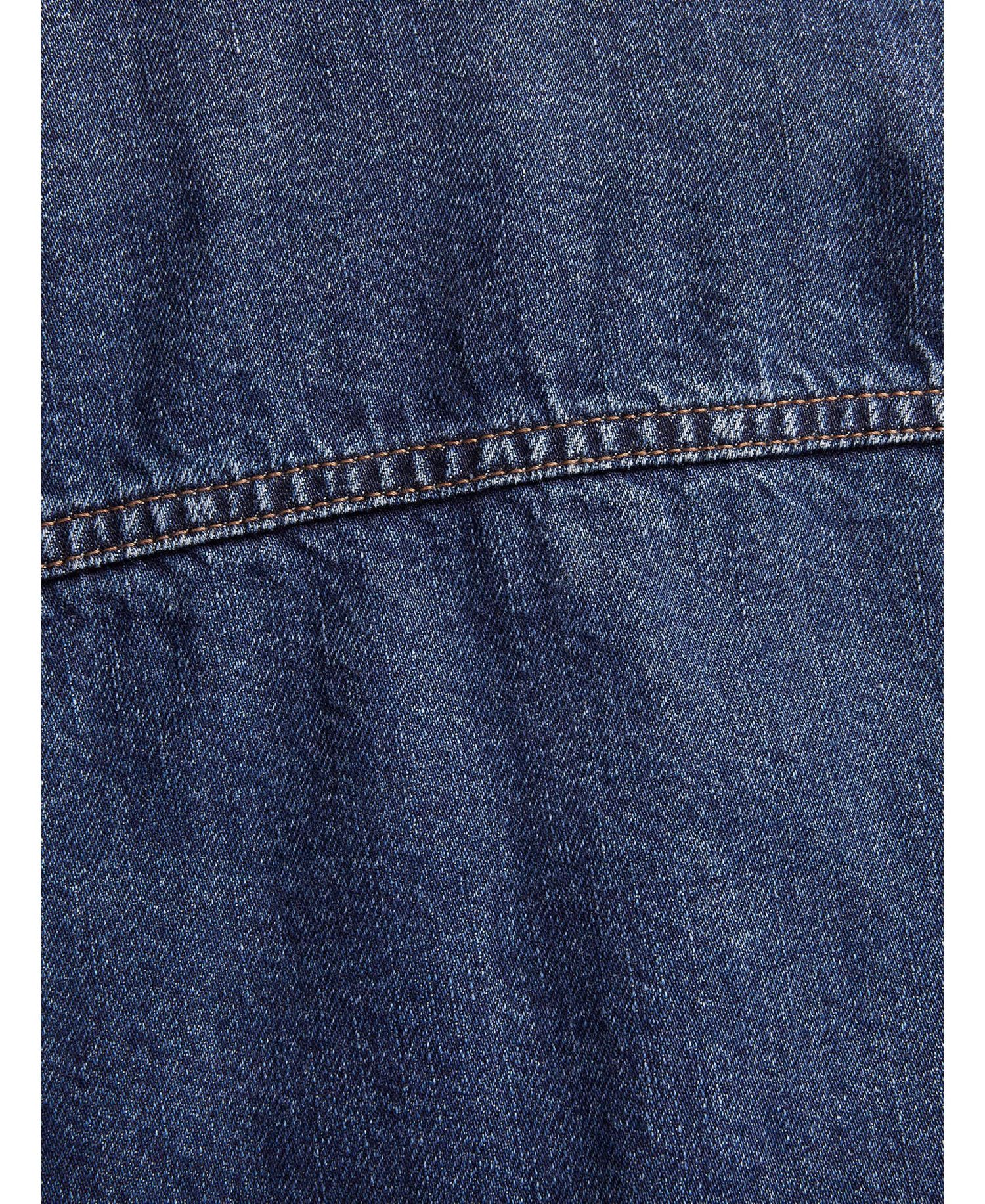 Women's Long Sleeve Patch Pocket Denim Jacket
