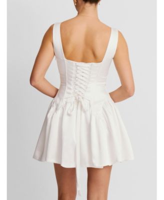 Women's Scoop Neck Sleeveless Skater Mini Dress