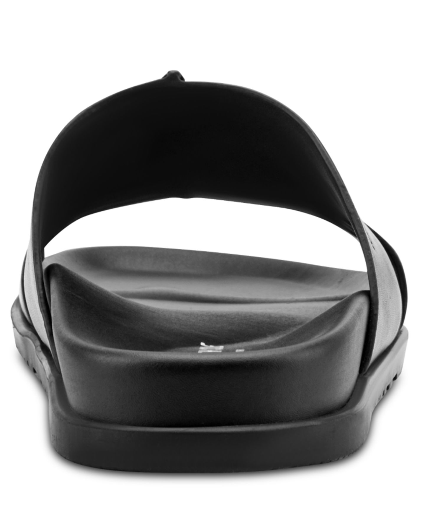 Мужские сандалии Kenneth Cole New York Willy Slide, цвет: Чёрный кожаный — фото 3