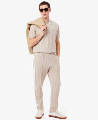 Men's Classic Fit Monogram Jacquard Polo Shirt