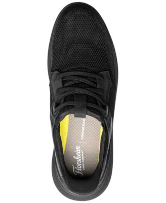 Men's Fleet Knit Elastic Lace Slip-On Sneakers