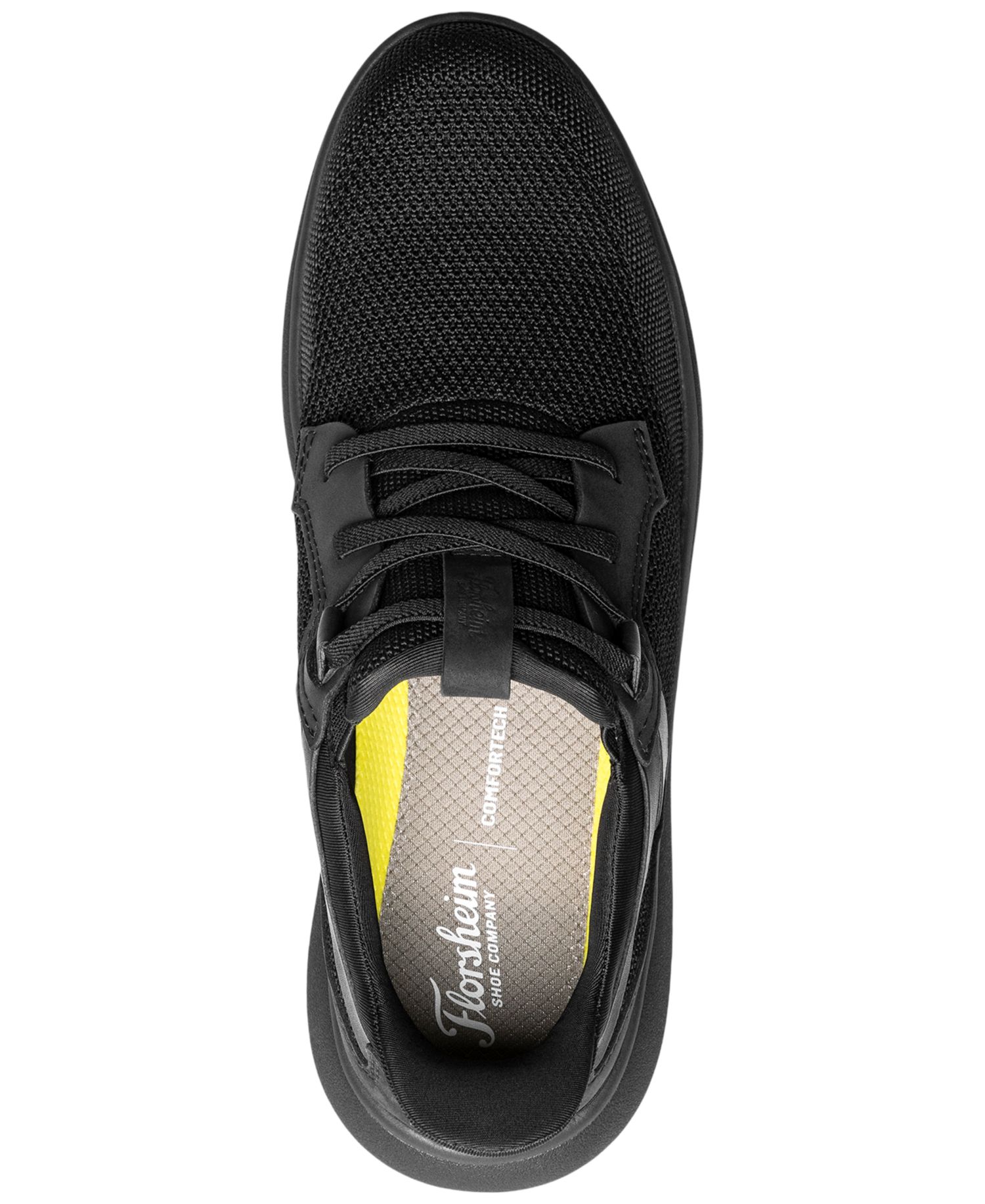 Men's Fleet Knit Elastic Lace Slip-On Sneakers