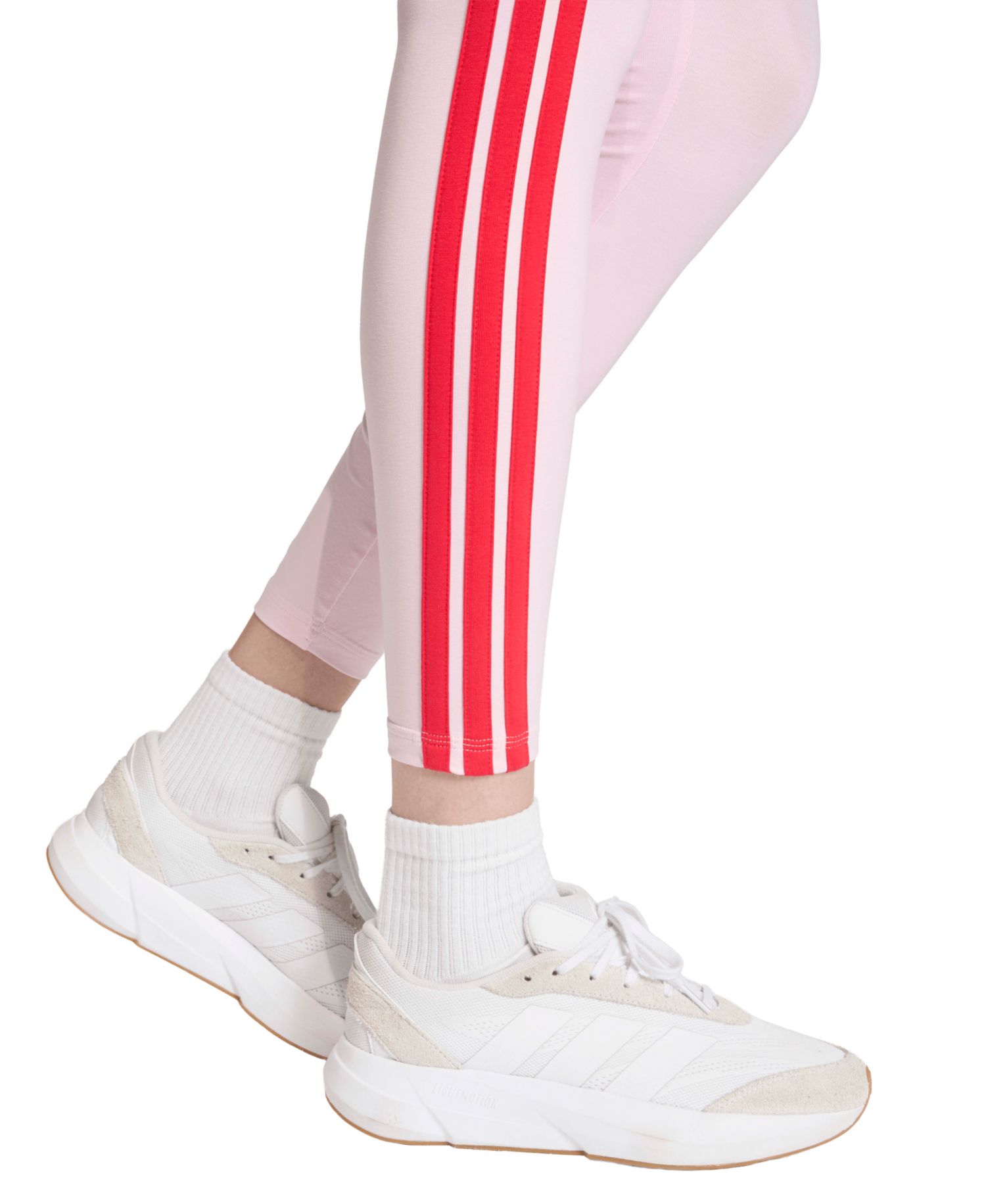 Plus Size Essentials 3-Stripes Cotton Leggings