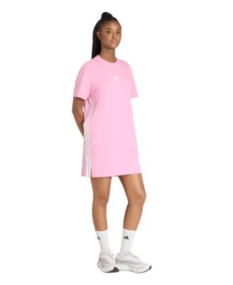 strapless open back dress Sweet and Casual Midi in Pink main image 1