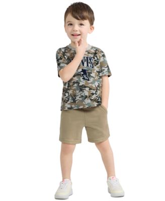 Boys' 2T-7 Graphic T-Shirt and Elastic Shorts, 2-Piece Set