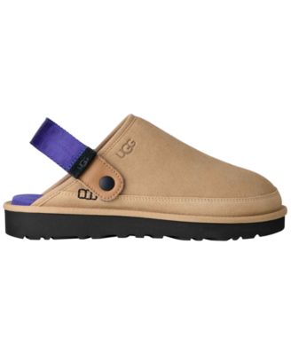 Men's Goldencoast II Suede Clogs with Removable Heel Strap