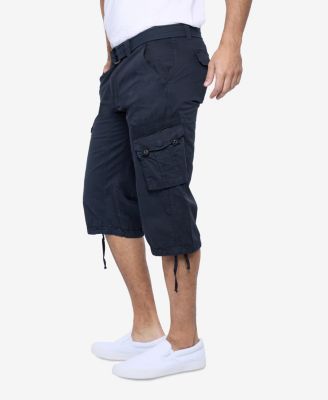 XRAY Big & Tall Belted Below Knee Long Cargo Shorts