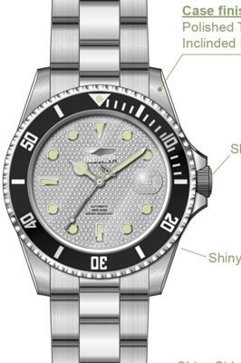 Men's 50282 Pro Diver Mechanical NH35 Dial Watch