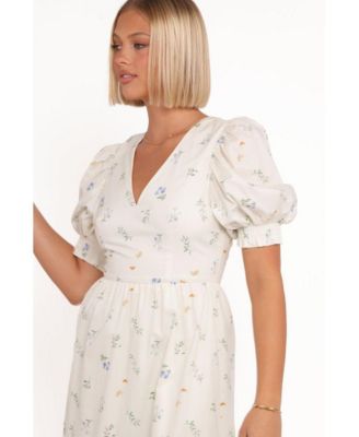 Women's Steele Puff Sleeve Midi Dress