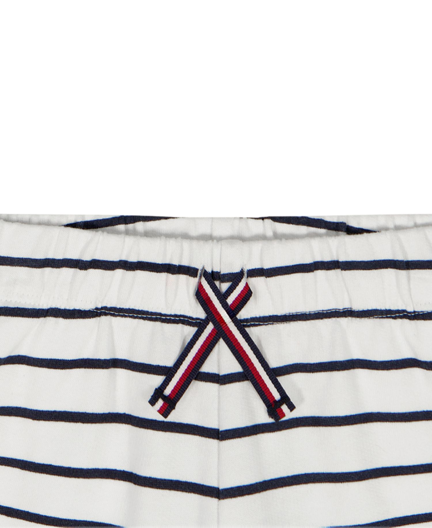 Baby Boys' Striped French Terry T-Shirt and Shorts, 2-Piece Set