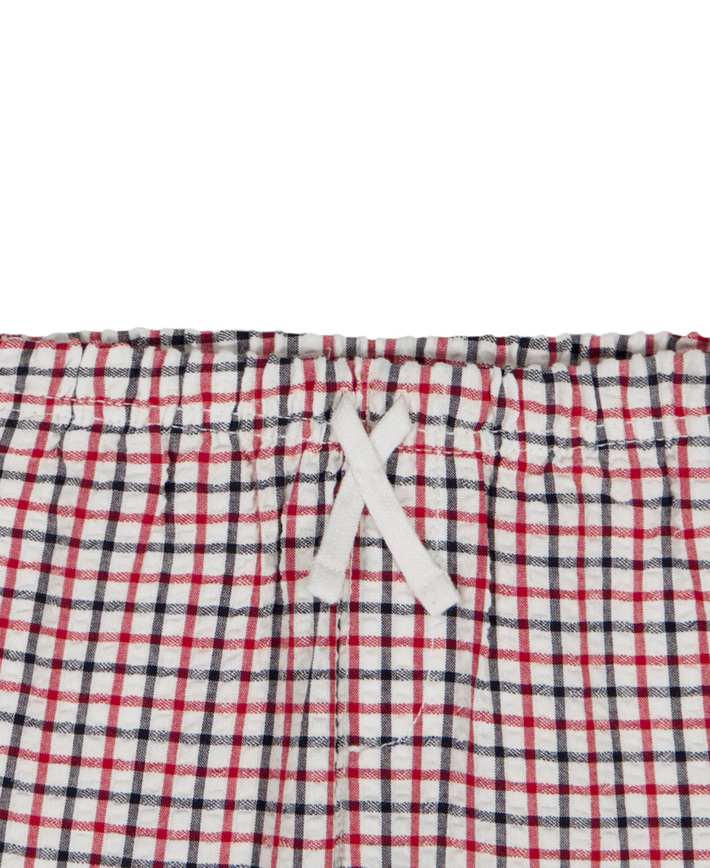 Комплект Tommy Hilfiger Seersucker Check Cabana Shirt and Shorts, 2-Piece Set для мальчиков-малышей, цвет: Красный / Тёмно-синий — фото 8