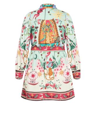 Women's Ezra Dreamscape Print Mini Dress