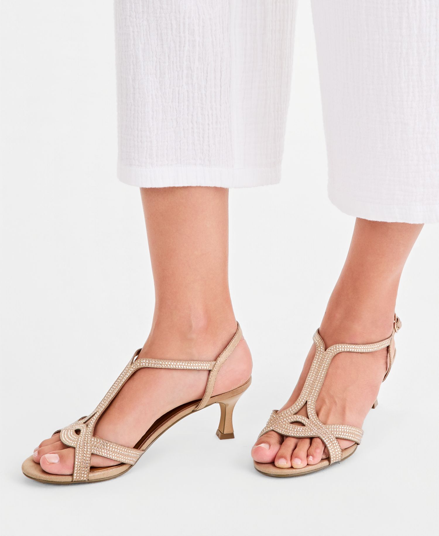 Women's Ginnyy Evening Kitten Heel Sandals