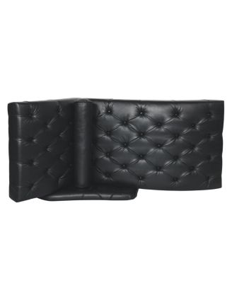 Chaise Lounge Arm Chair with Pillow and Wood Legs