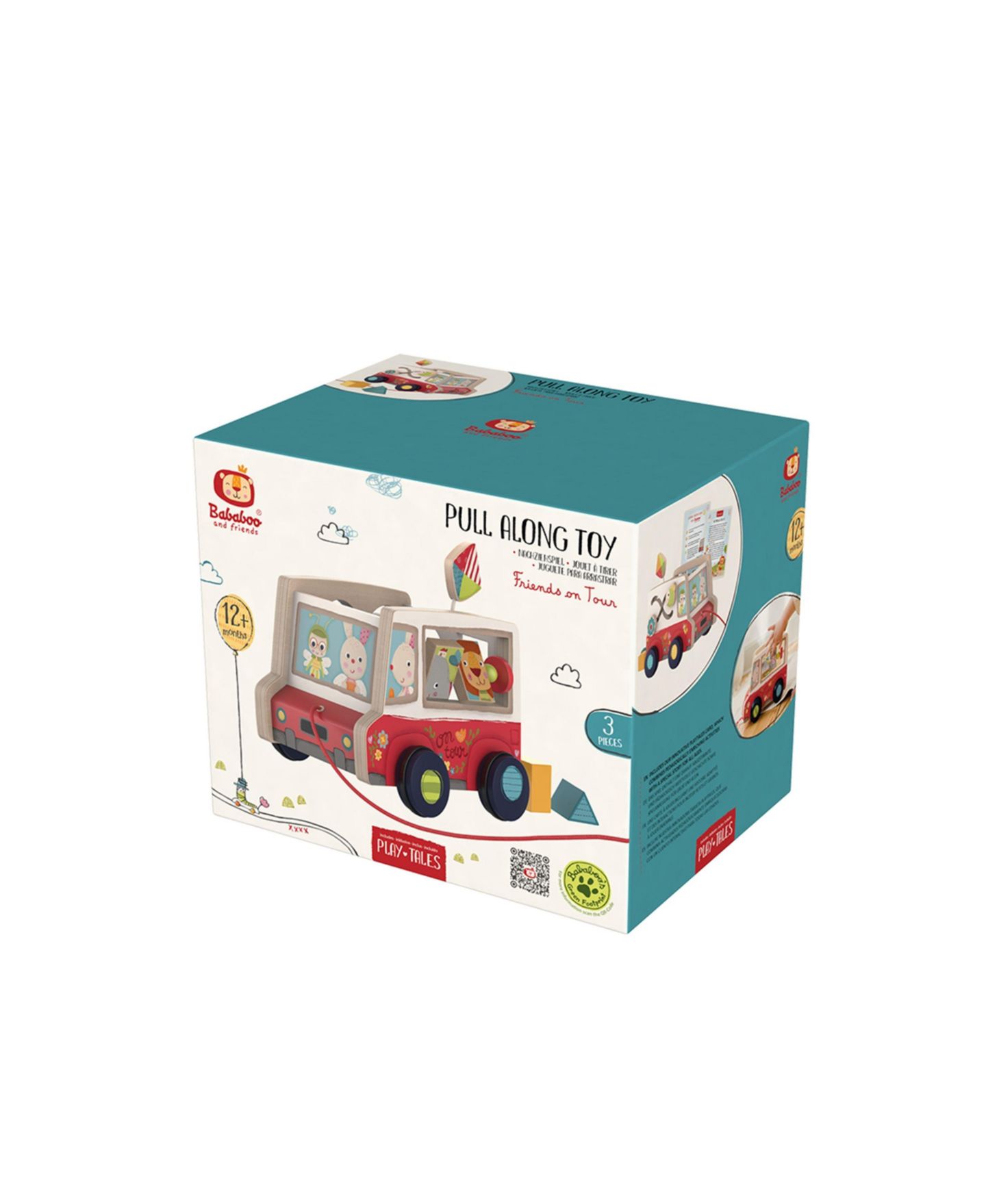 Детская игрушка Bababoo and friends on Tour Push and Pull Toy, цвет: Open Miscellaneous — фото 2