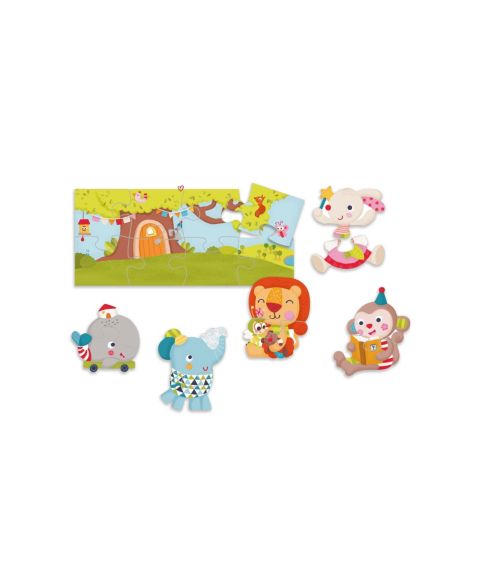 Детская игрушка Bababoo and friends Play With Friends 18-Piece Puzzle, Ages 18 Months+