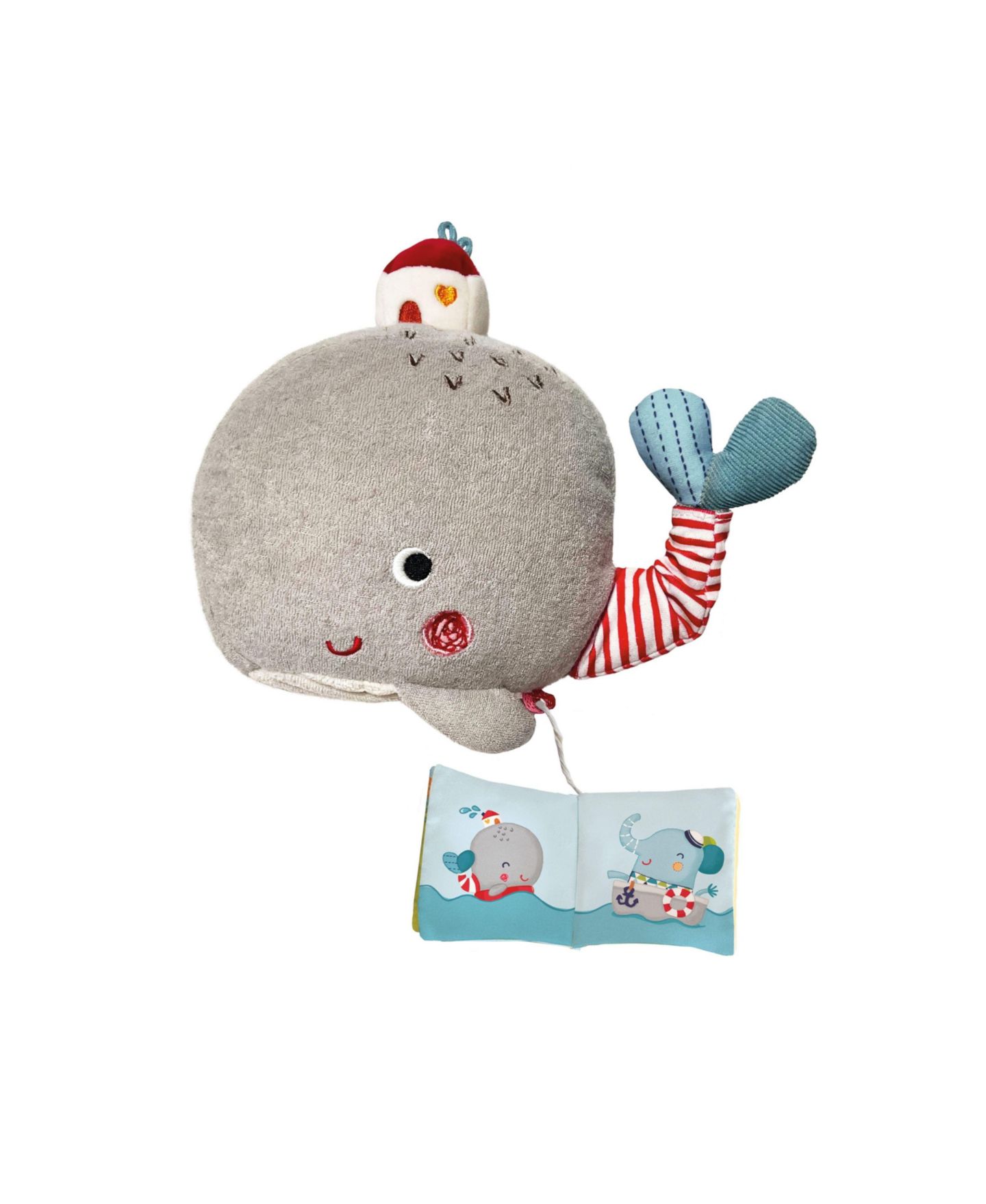 Детские мягкие игрушки Bababoo and friends Wilma Whale Book & Plush Set, 2-Piece, цвет: Open Miscellaneous — фото 5