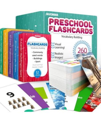 Flash Cards for Kids and Adults – Large Preschool Flash Cards for Speech Therapy, ABA Therapy, ESL Teaching