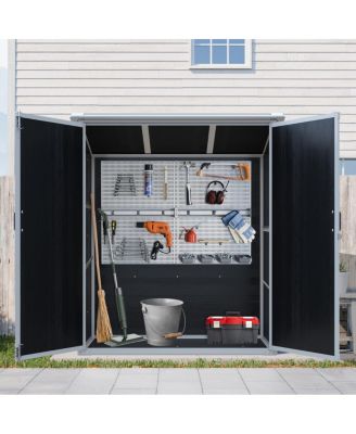Streamdale Outdoor Storage Shed Waterproof Resin Cabinet with Lockable Doors