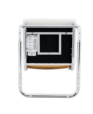 Streamdale Natural rattan bar stool 2-piece set with solid wood backrest