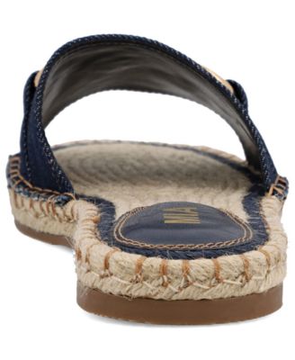 Women's Cadiz Horsebit Espadrille Flat Slide Sandals
