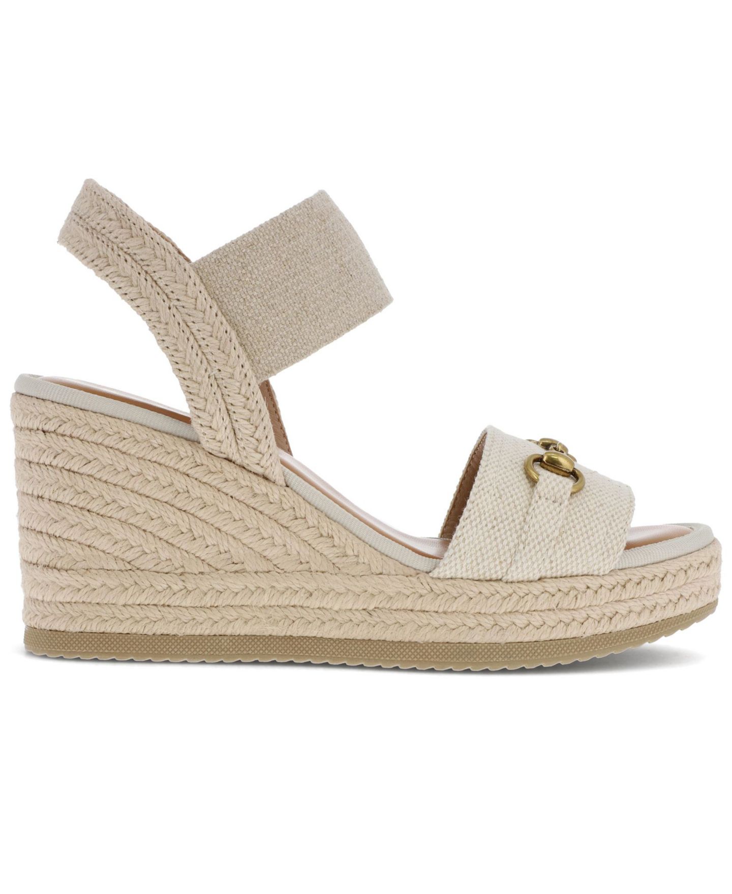 Женские сандалии MIA Barossa Horsebit Espadrille Wedge, цвет: Натуральный — фото 2