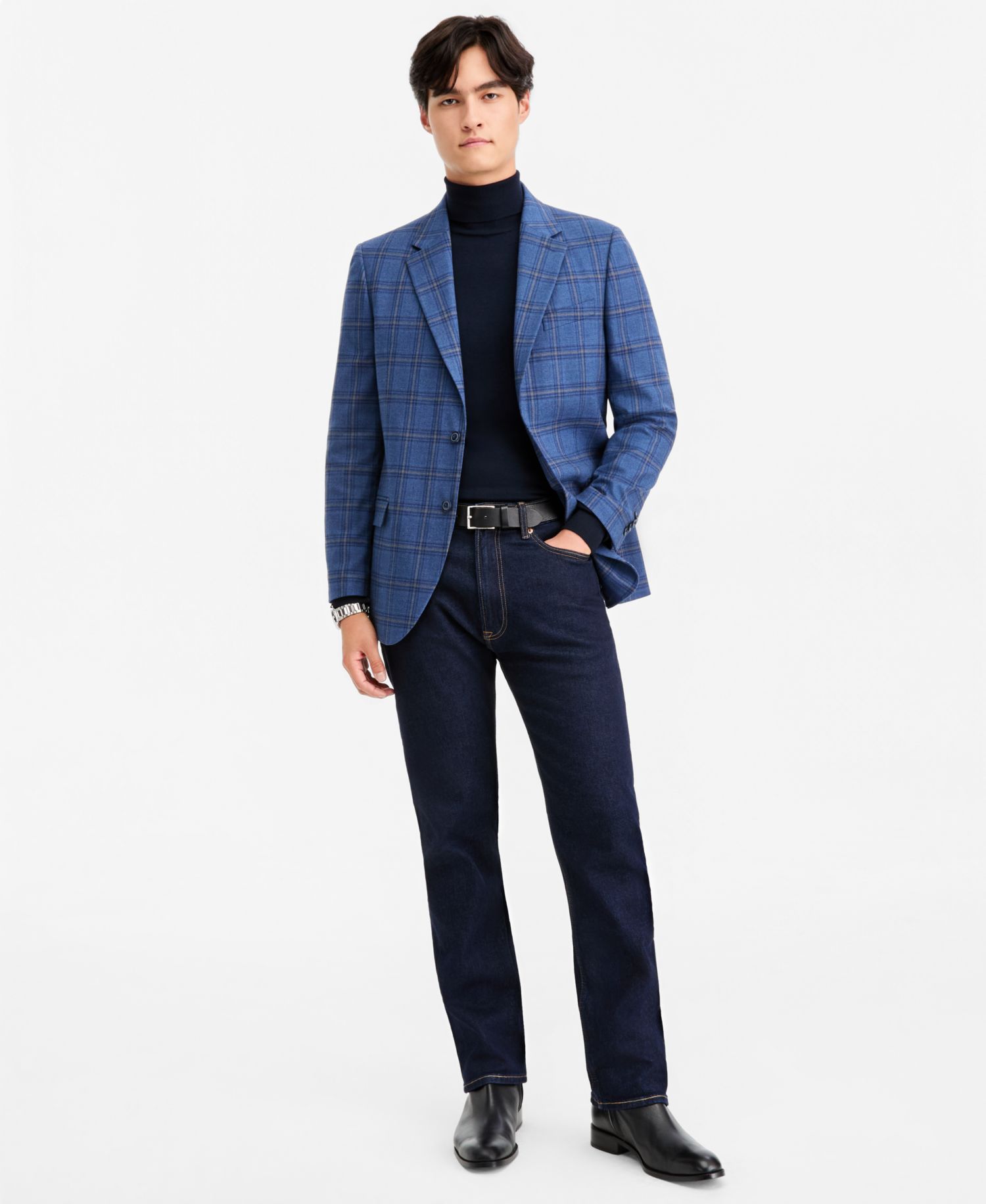 Men's Modern-Fit Stretch Pattern Sport Coat