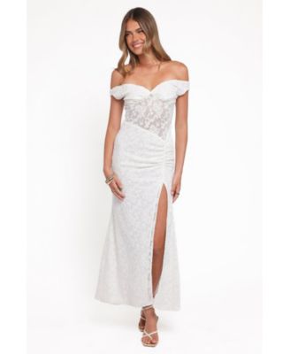 Women's Pascha Off Shoulder Lace Maxi Dress