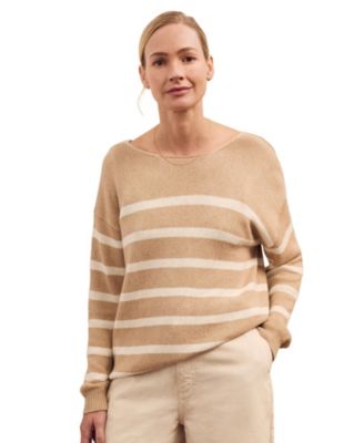 Women's Gauzy Boat Neck Sweater
