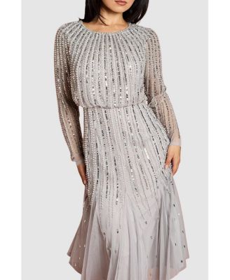 Women's Party Sequin Midi Dress