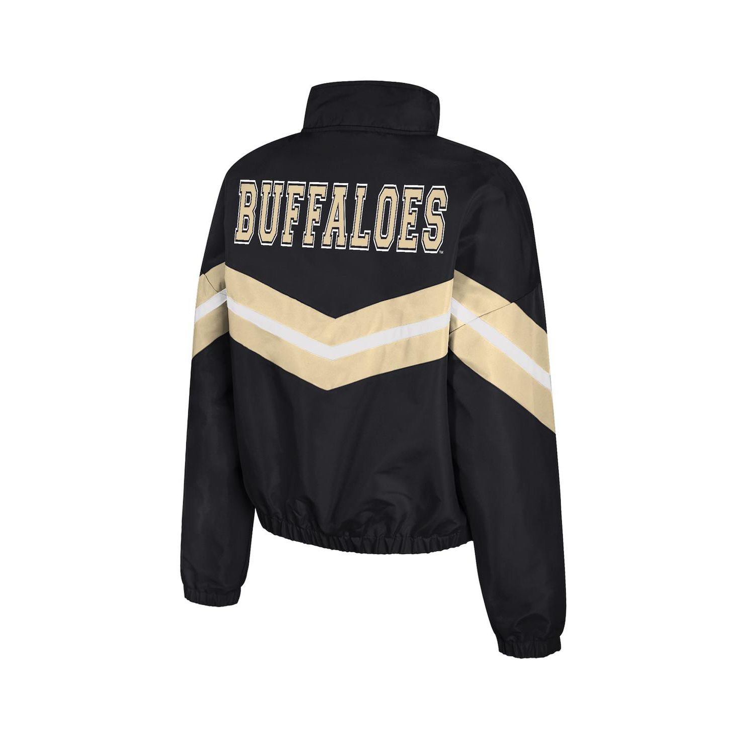 Women's Black Colorado Buffaloes Thin Ice Full-Zip Windbreaker Jacket