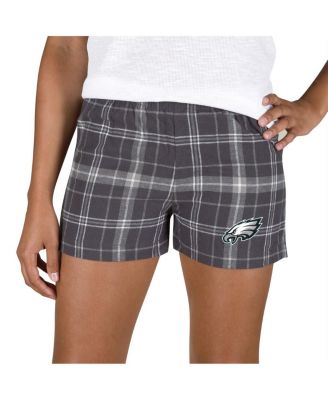 Women's Charcoal/Gray Philadelphia Eagles Ultimate Flannel Shorts
