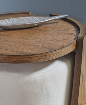 Cayden 24" Veneers Round End Table