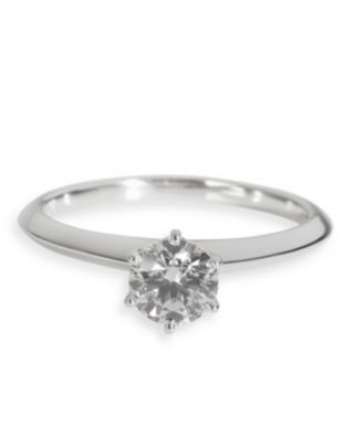 0.76 ct Round Brilliant Diamond Engagement Ring